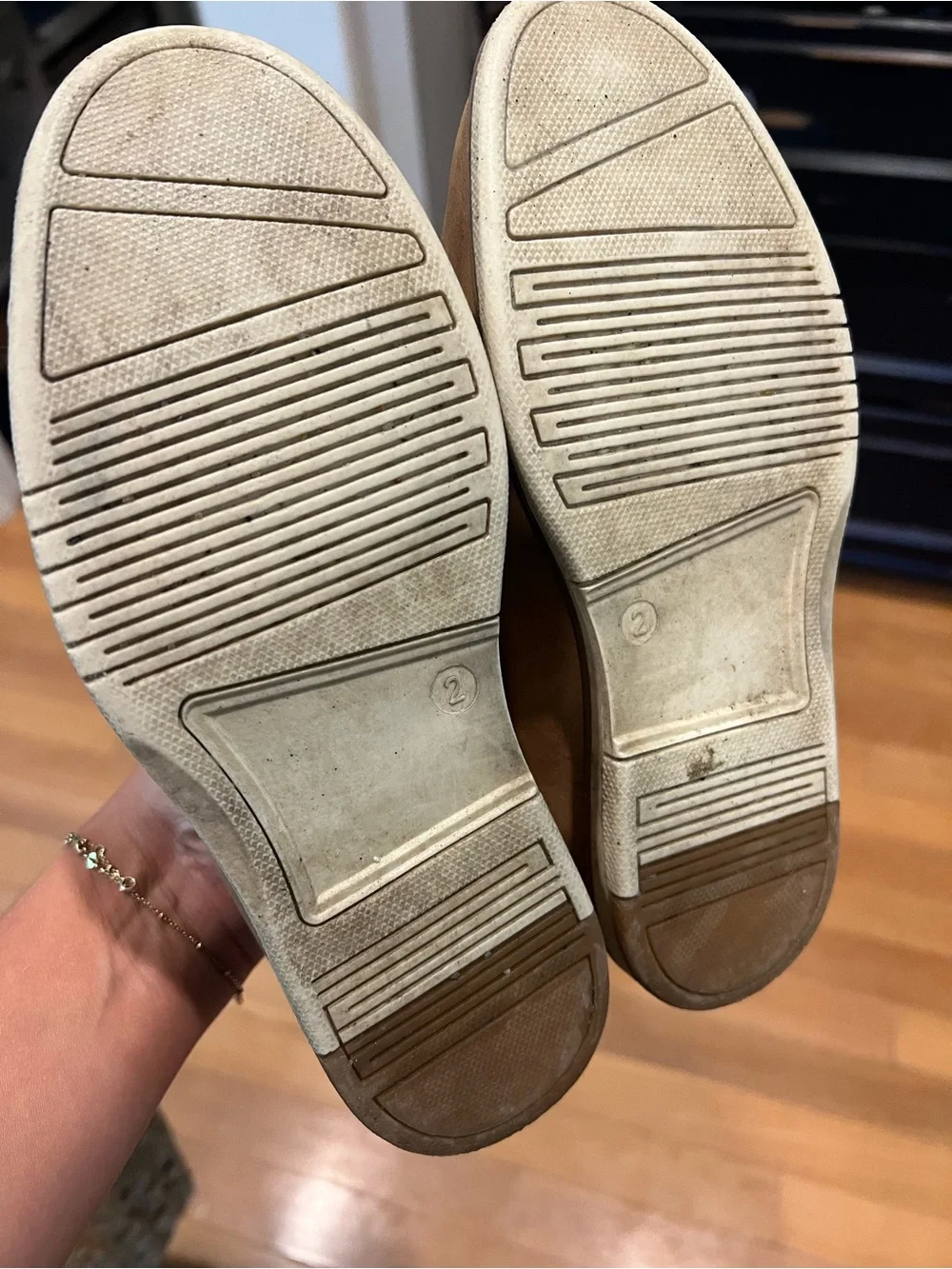 Boys Casual Tan Slip-On Loafers